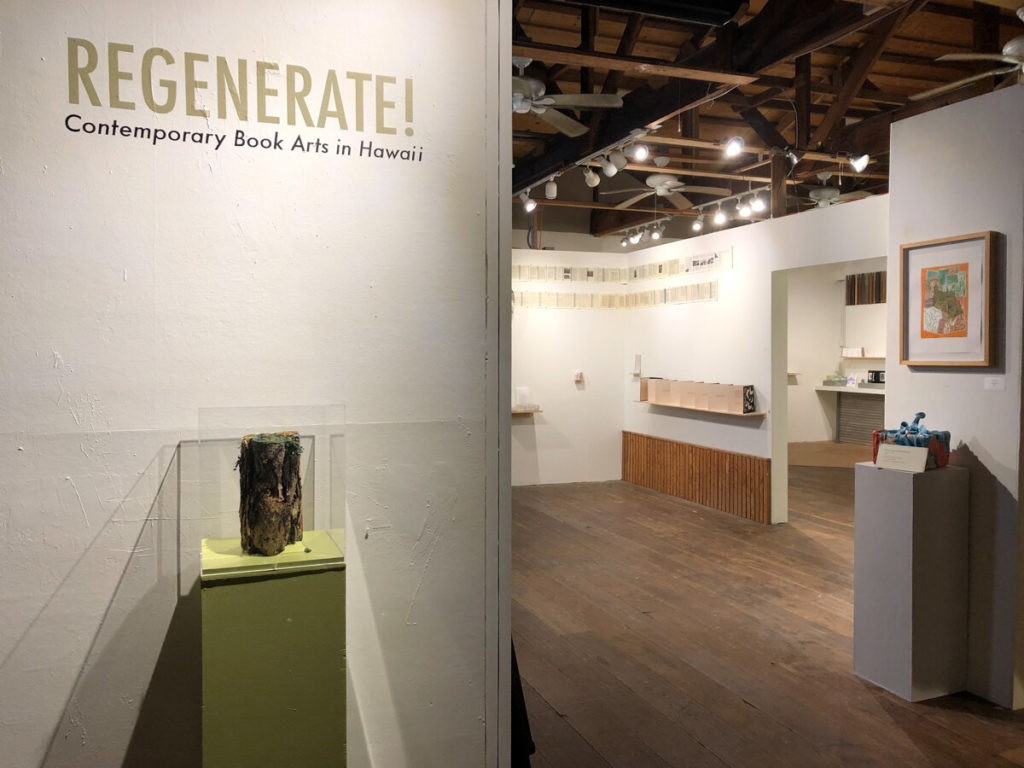 REGENERATE!: Contemporary Book Arts in Hawaii. Curated by Thad Higa and Minny Lee. Donkey Mill Art Center, August 31-October 12, 2019. Installation pictures by Minny Lee.